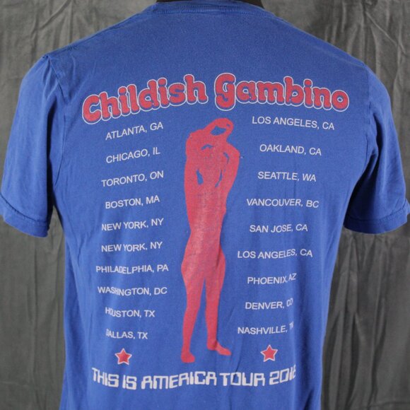Band Shirt - Childish Gambino This is America Tour 2018 - Men's Medium - Picture 6 of 9